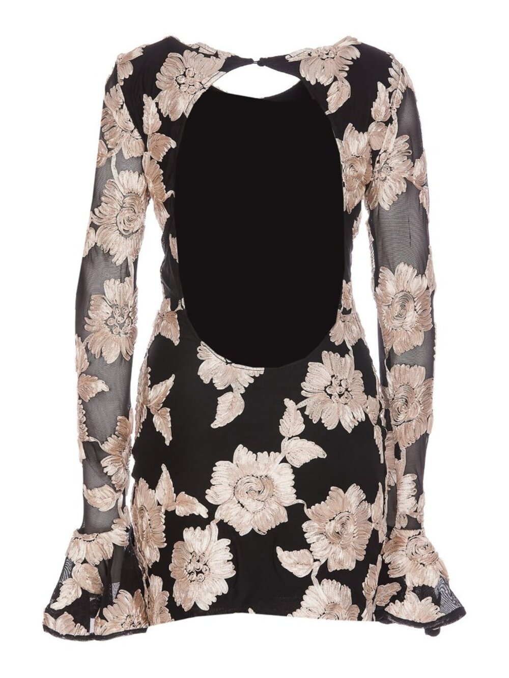 ROTATE Flower Mesh Mini Dress ROTATE - Picture 3 of 5